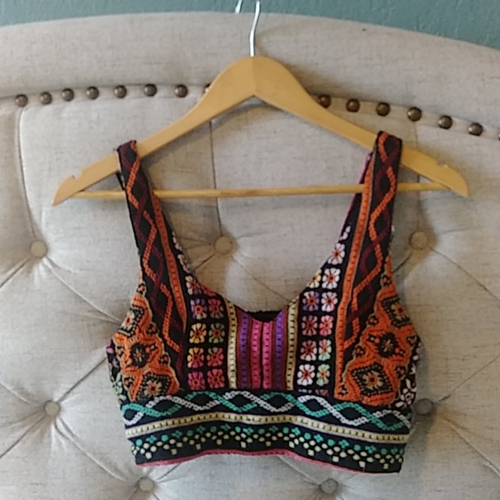 Adorable staring at stars sz.medium crop top